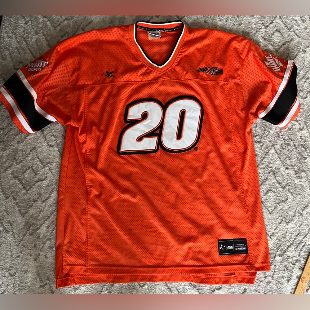 Men's Tony Stewart Nascar Racing Jersey, Chase Authentic, Home Depot Size 2XL